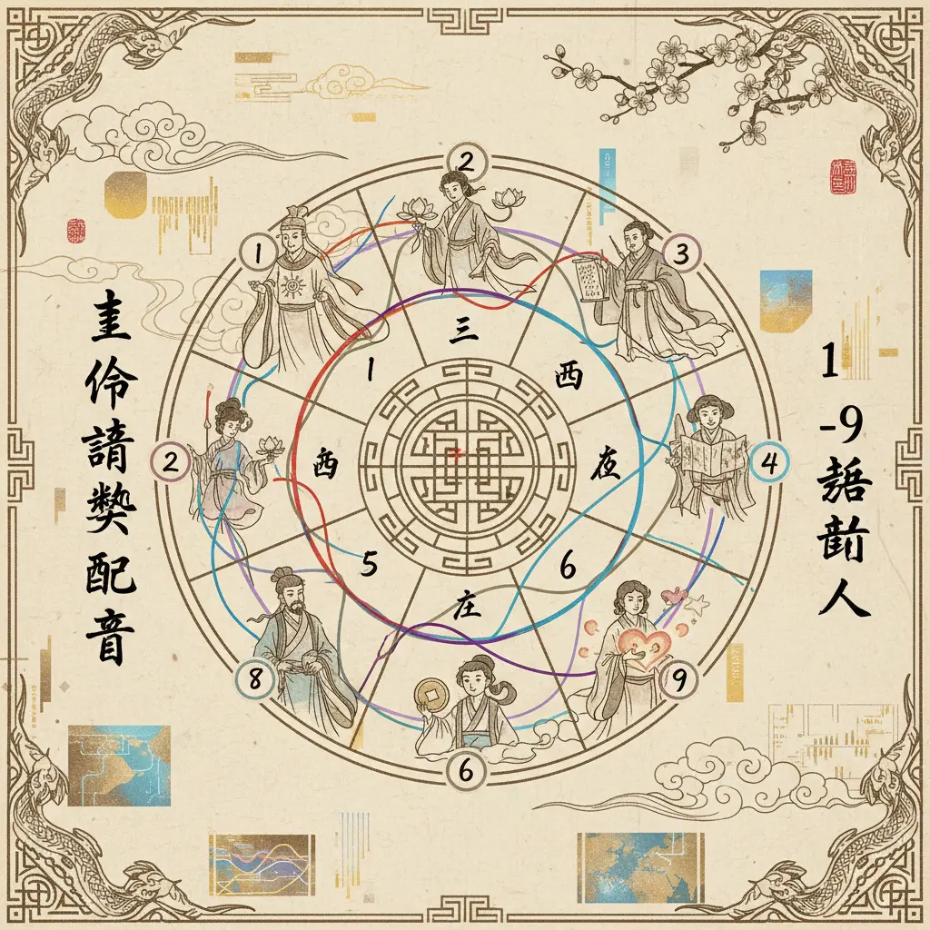 生命靈數配對 - 1-9號人