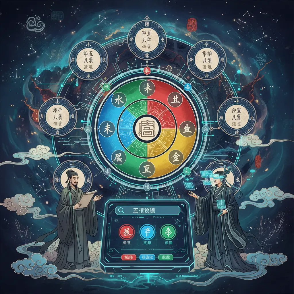五行查詢 - 子平八字