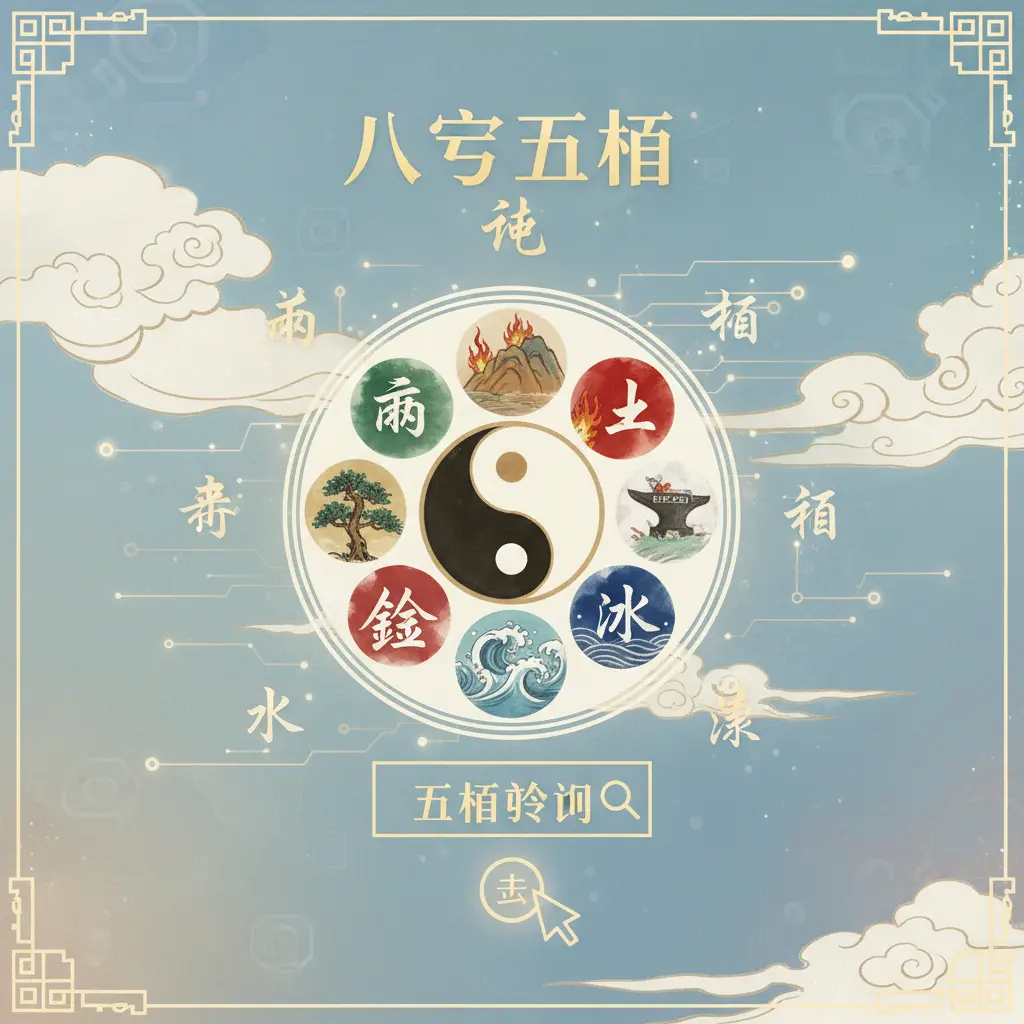 五行查詢 - 八字五行