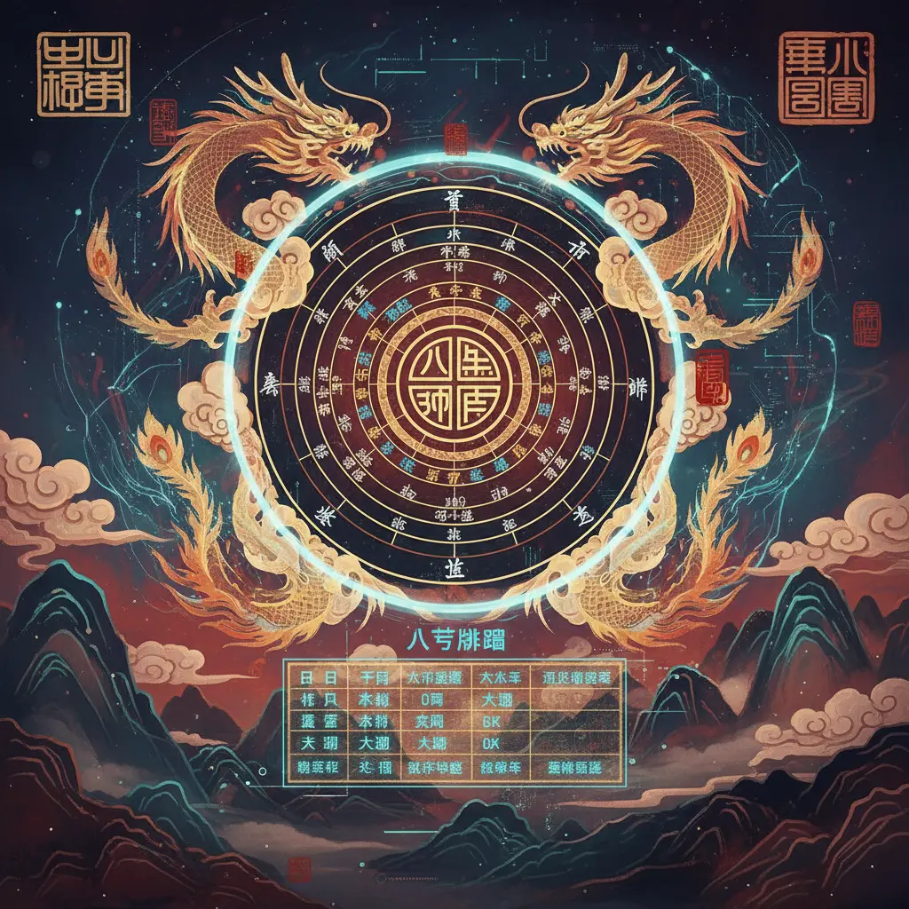 八字命盤 - 八字排盤