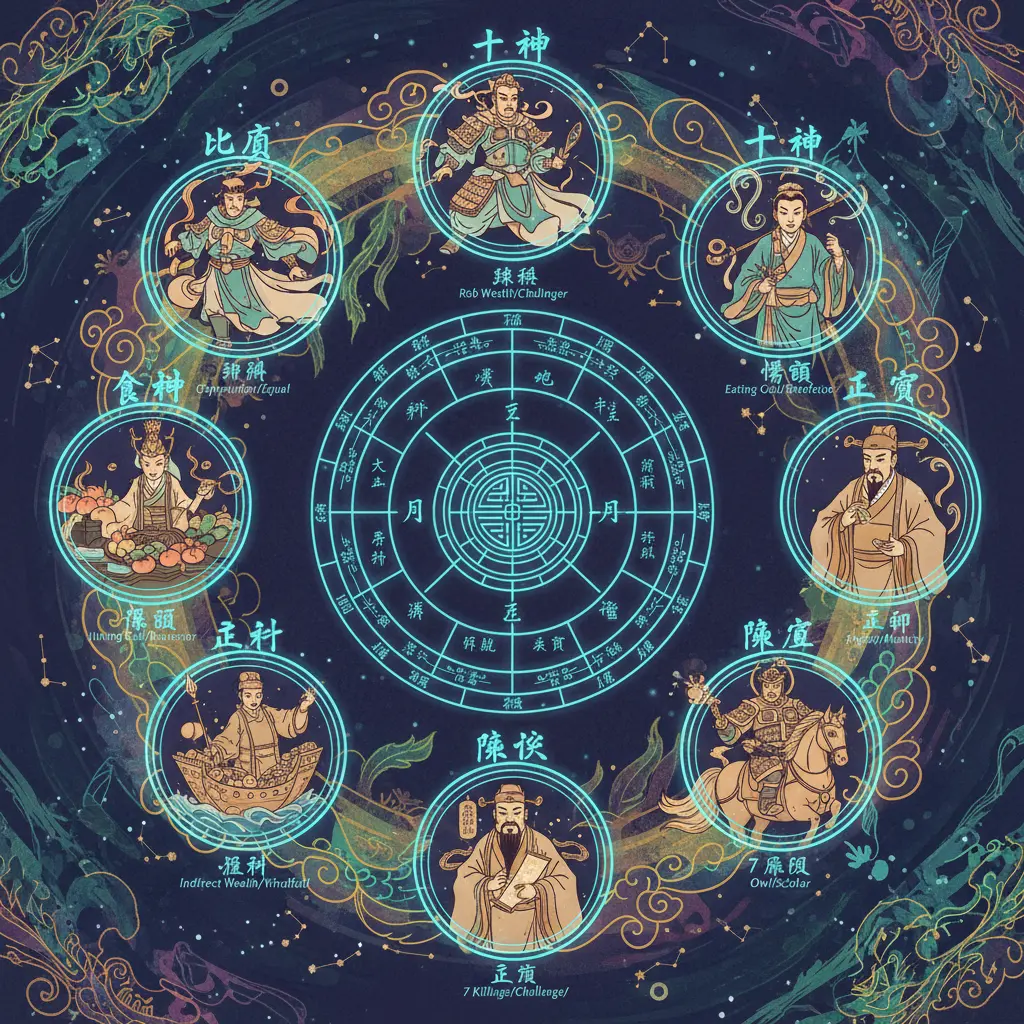 八字命盤 - 十神